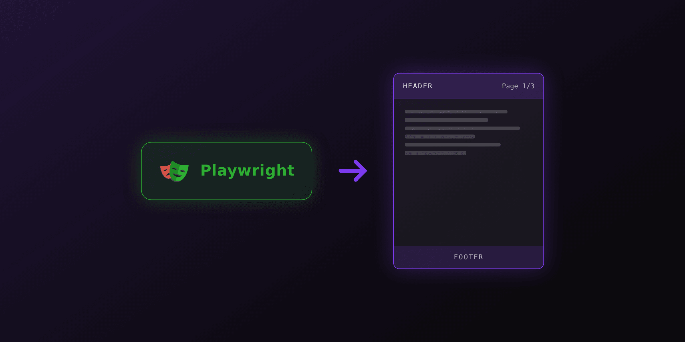 Playwright PDF header not showing? 4 fixes