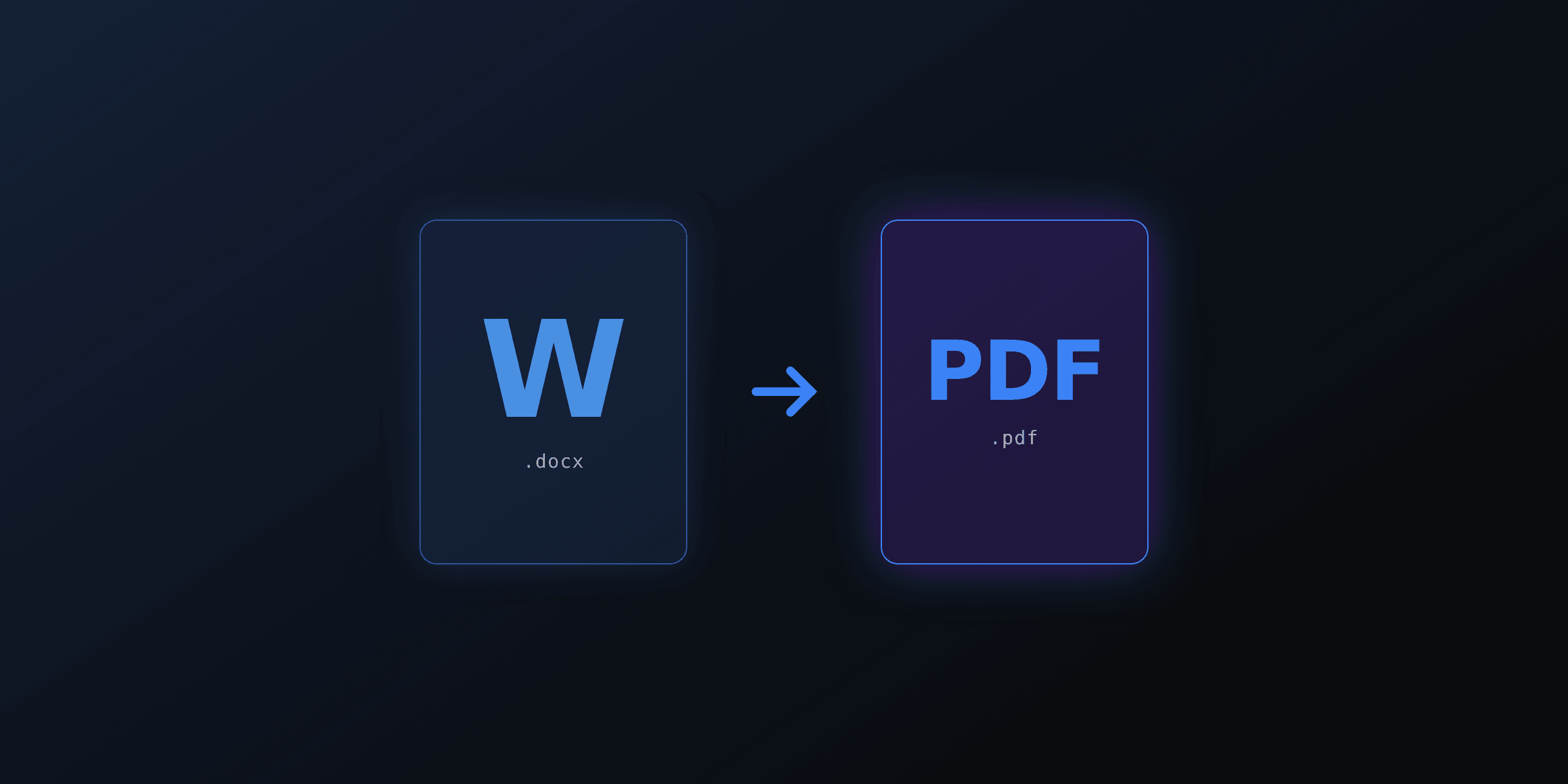 How to convert Word to PDF