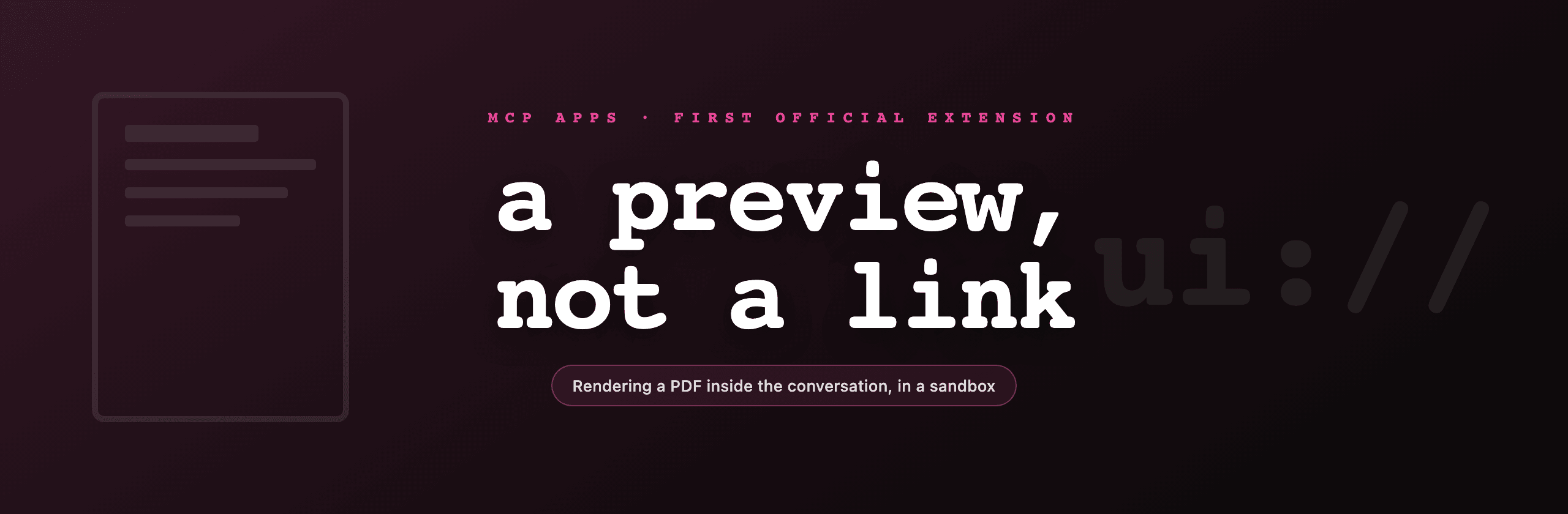 MCP Apps: what an interactive PDF preview inside Claude would look like