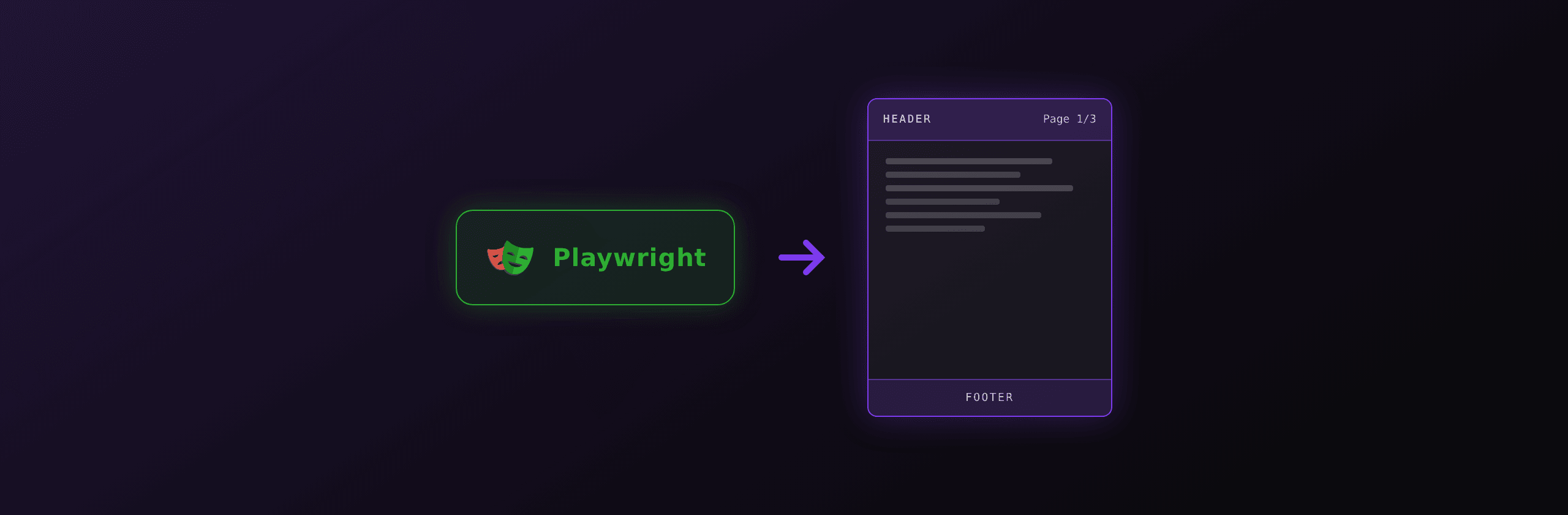 Playwright PDF header not showing? 4 fixes